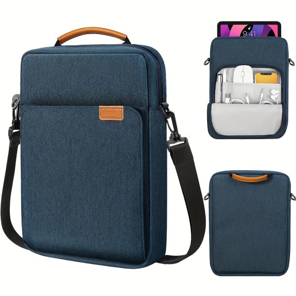 Novelbox Tablet Laptop Shoulder Bag, Protective Sleeve for 32.77cm for iPad Pro M1, 31.24cm-33.02cm Surface Pro 3/4/5/6/7/8/X, 2016-2020 MacBook Pro/Air, Polyester Fiber, Durable Lining, Easy Clean with Damp Cloth