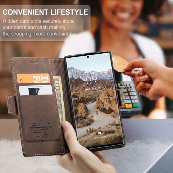 Business Style Retro Frosted Flip Cover High-end Texture Cute Faux Leather Mobile Phone Case for Men and Women Suitable for Samsung Galaxy S25ultra Galaxy S24ultra S23ultra GalaxyS22plus S25 S25plus S21FE Send Boyfriend Gift Girlfriend S24 - Image 7