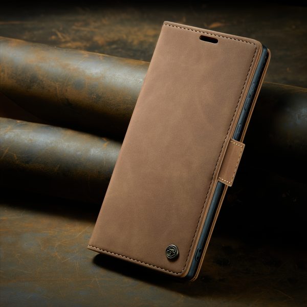Business Style Retro Frosted Flip Cover High-end Texture Cute Faux Leather Mobile Phone Case for Men and Women Suitable for Samsung Galaxy S25ultra Galaxy S24ultra S23ultra GalaxyS22plus S25 S25plus S21FE Send Boyfriend Gift Girlfriend S24 - Image 5