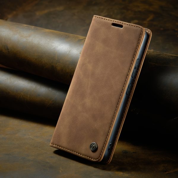 Business Style Retro Frosted Flip Cover High-end Texture Cute Faux Leather Mobile Phone Case for Men and Women Suitable for Samsung Galaxy S25ultra Galaxy S24ultra S23ultra GalaxyS22plus S25 S25plus S21FE Send Boyfriend Gift Girlfriend S24 - Image 13
