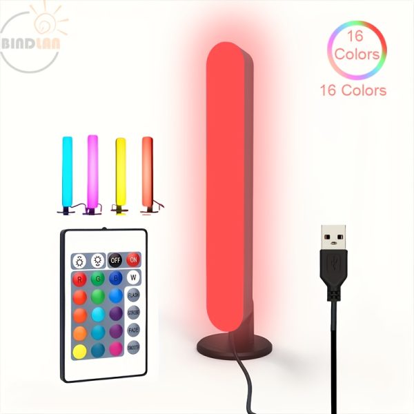 1/2 packs LED Strip Lights for Room, 24 Keys IR Remote Control Remote Control Smart RGB Strip Lights Gaming Lights, TV Ambient Backlight Sync with Music, RGB Desk Lamp for TV, PC, Room, Party Decoration - Image 7