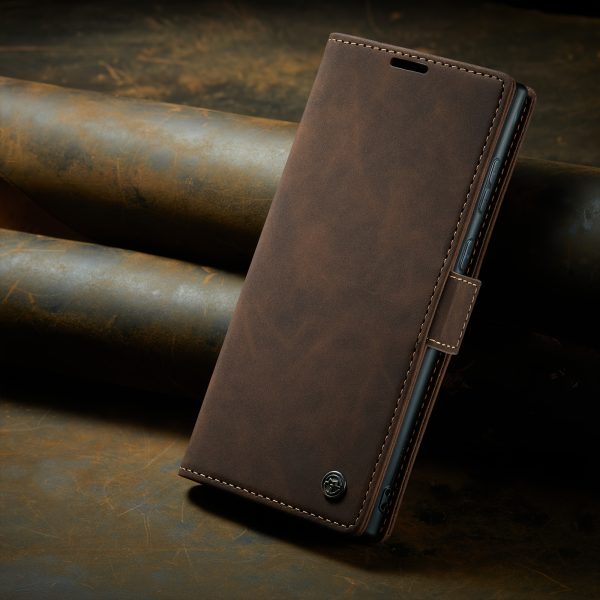 Business Style Retro Frosted Flip Cover High-end Texture Cute Faux Leather Mobile Phone Case for Men and Women Suitable for Samsung Galaxy S25ultra Galaxy S24ultra S23ultra GalaxyS22plus S25 S25plus S21FE Send Boyfriend Gift Girlfriend S24 - Image 10