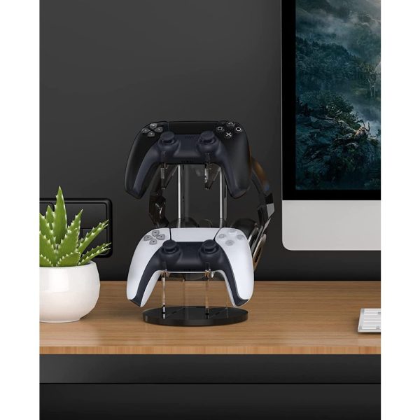 Acrylic Headphone Holder, Gamepad Display Stand, Wireless Display Stand, Blue Desktop Display Bracket Halloween Christmas Gifts - Image 3