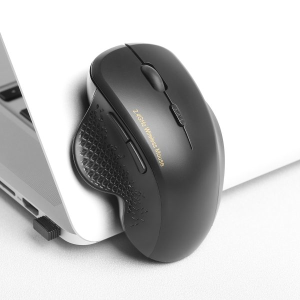 Wireless Mouse, 2.4G USB Computer Mouse, Ergonomic Optical Mouse, 6 Buttons, Plug and Play, Long Life, Portable Mouse for PC, Laptop, MAC, Chromebook, CONGDI - Image 9